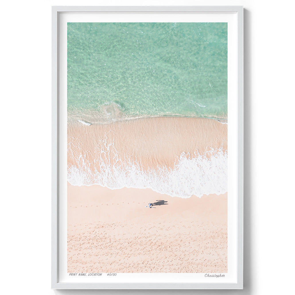 Scout - Aerial Beach Print of North Avoca, NSW
