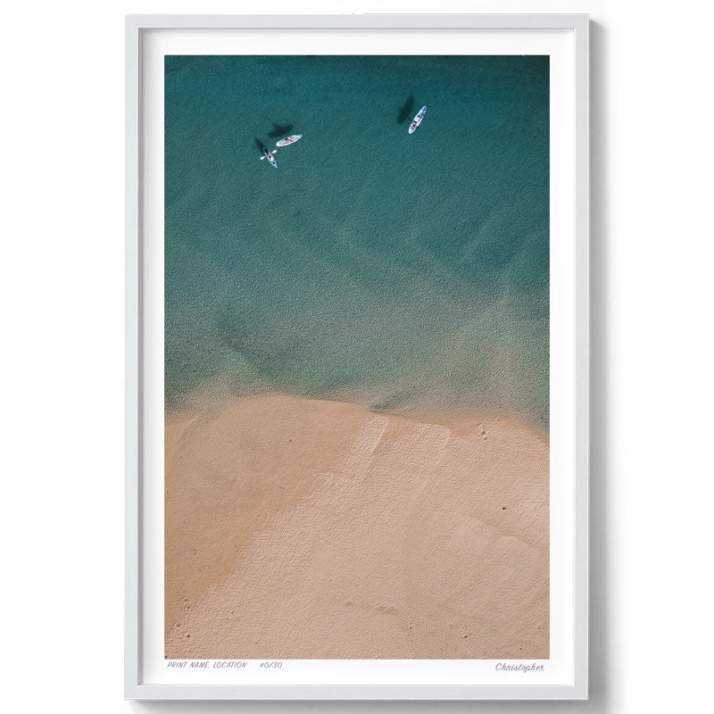 Three – Aerial Print of Red Rock, NSW