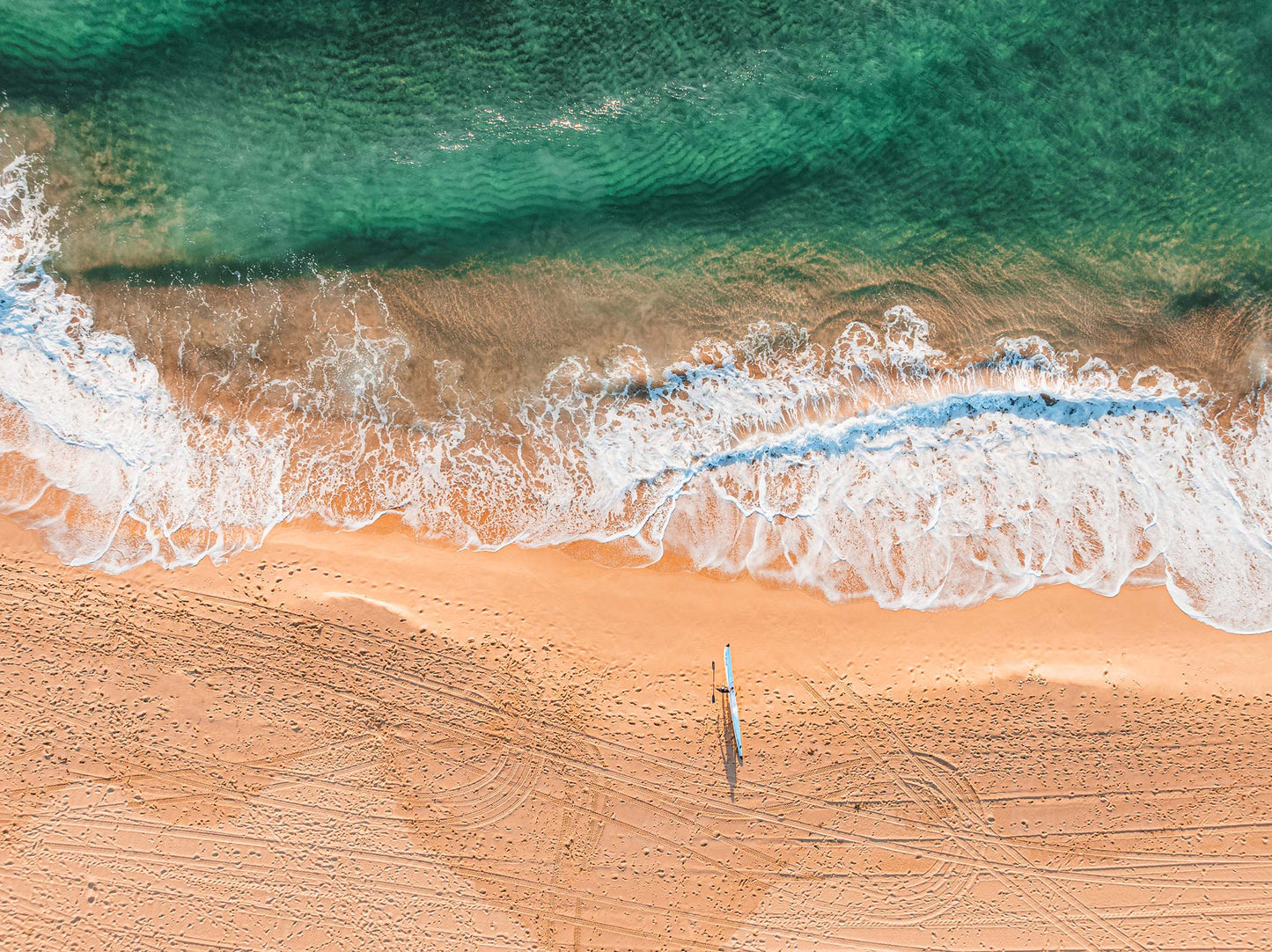 Skyline – Aerial Coastal Print of Shelly Beach, NSW