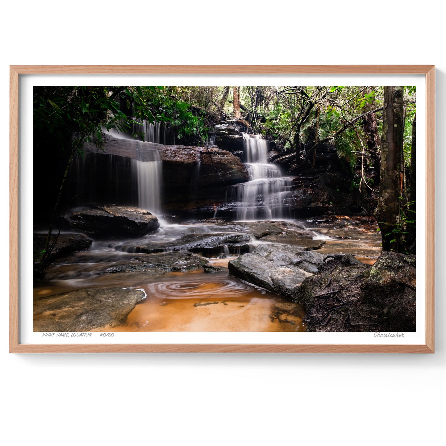 Tranquil Falls – Waterfall Print of Somersby Falls, Central Coast