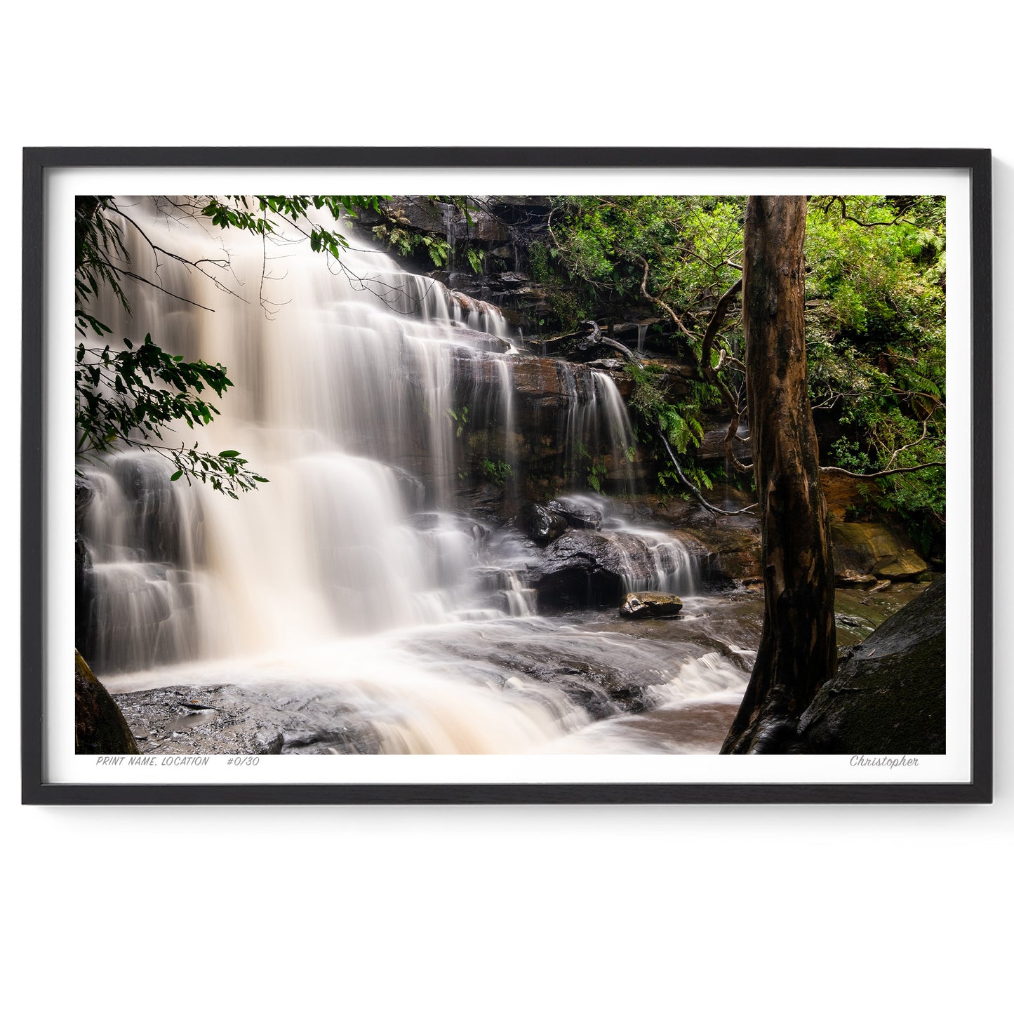 Slow Shutter – Waterfall Print of Somersby Falls, Central Coast