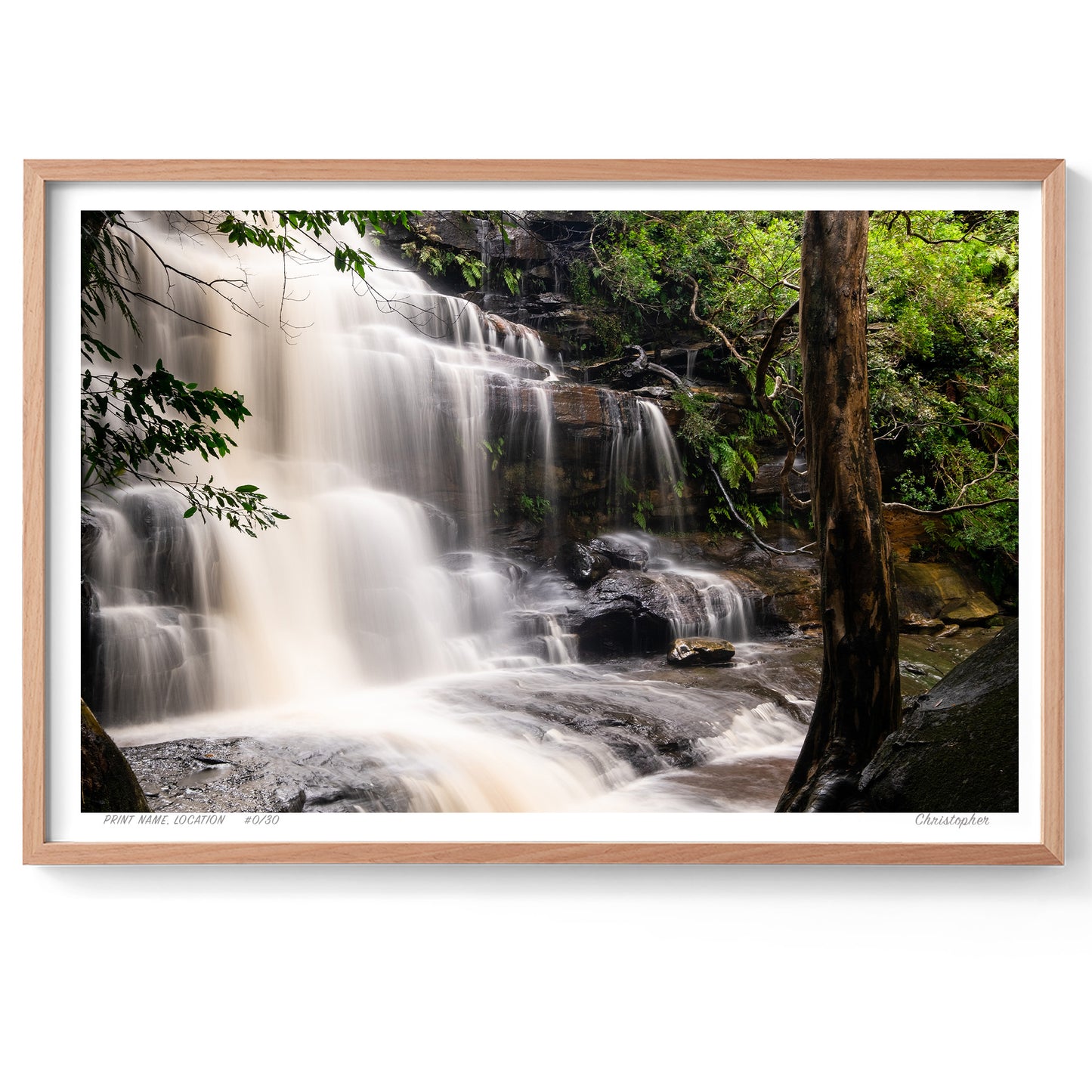 Slow Shutter – Waterfall Print of Somersby Falls, Central Coast