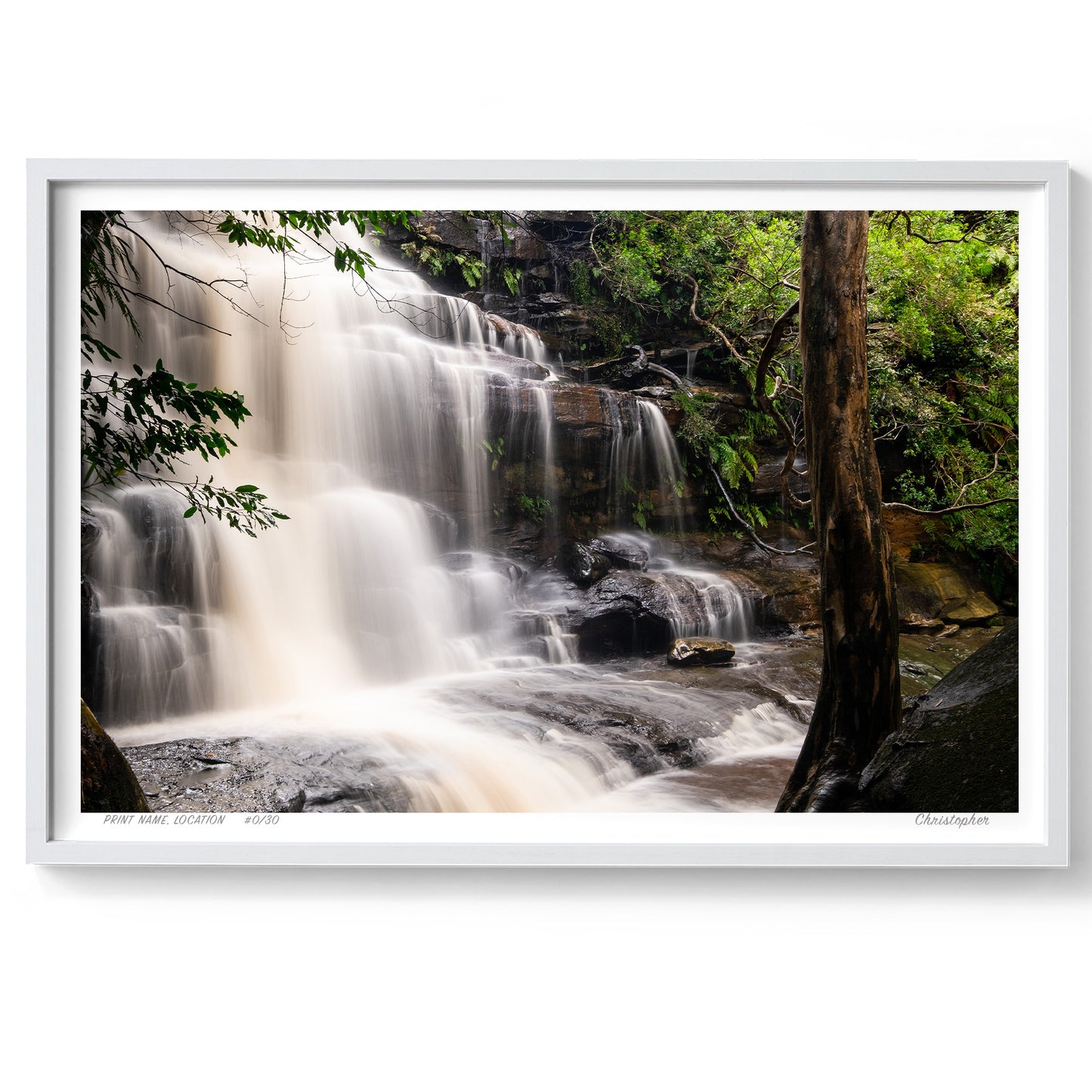 Slow Shutter – Waterfall Print of Somersby Falls, Central Coast