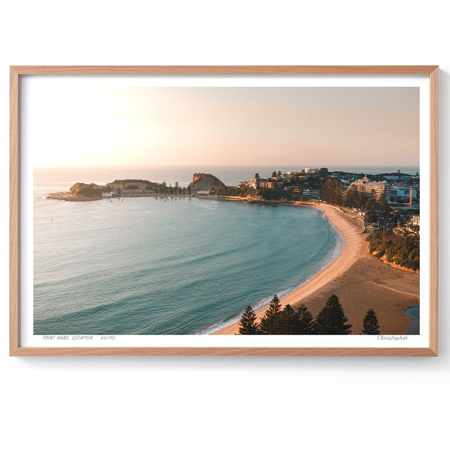 Cove Paradisio – Aerial Coastal Print of Terrigal Beach, NSW