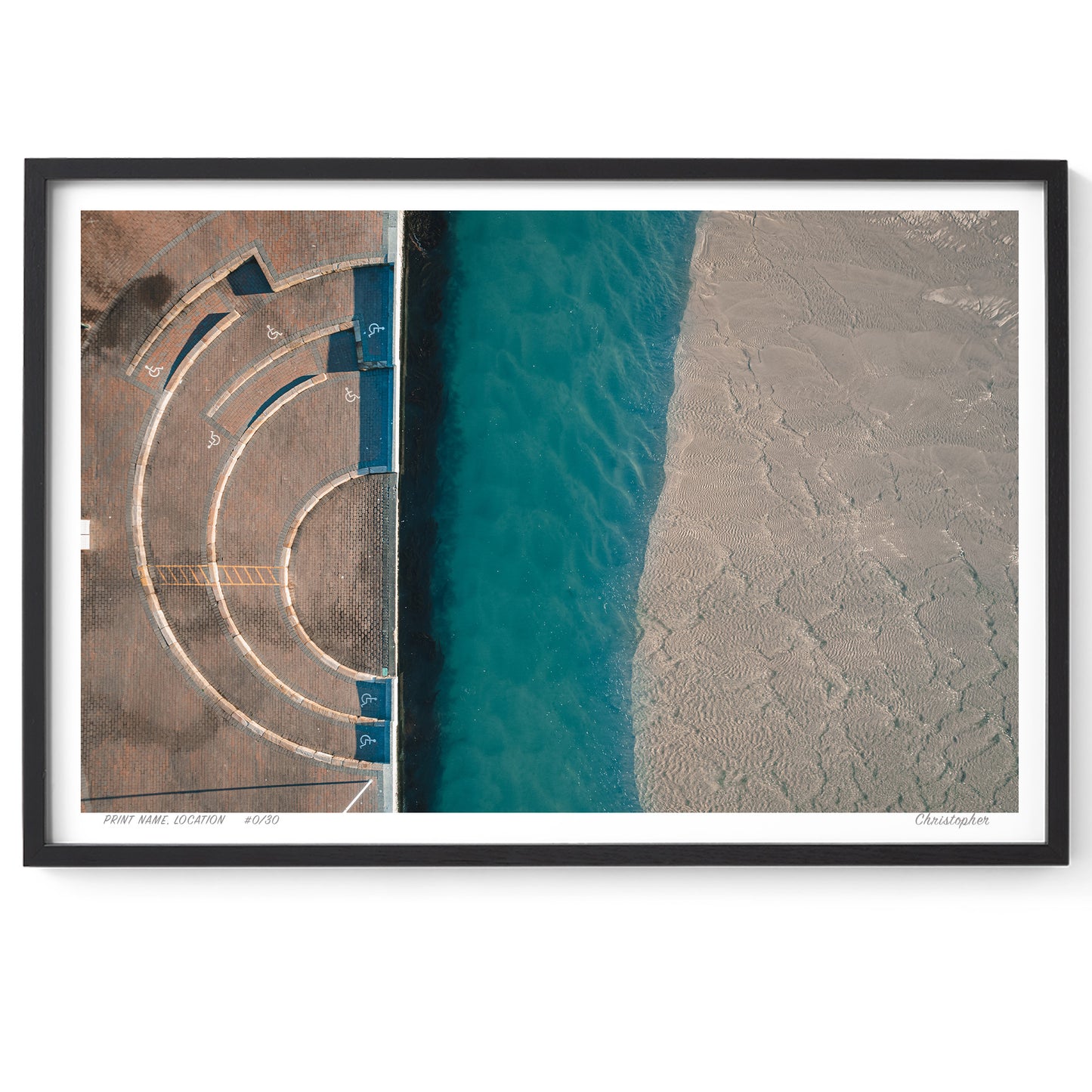 Semi Circle – Aerial Print of The Entrance, NSW