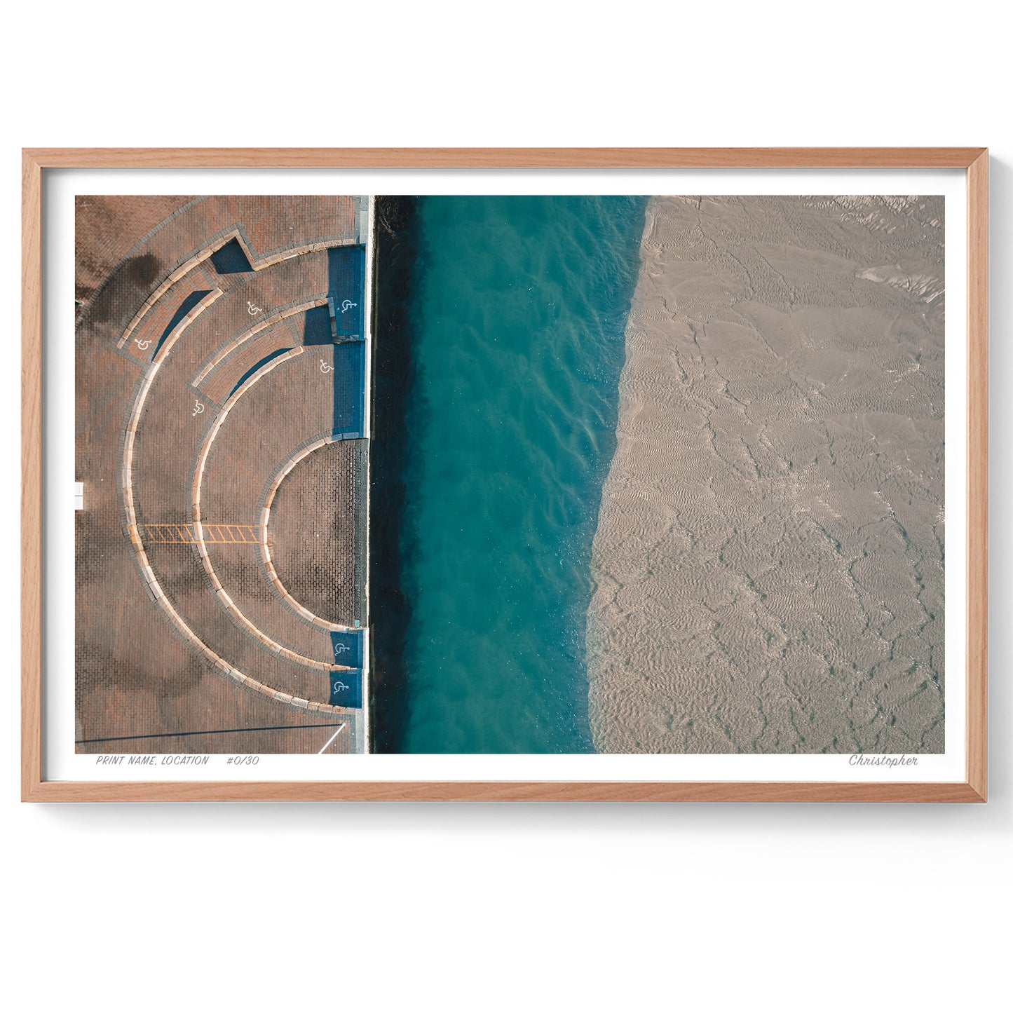 Semi Circle – Aerial Print of The Entrance, NSW