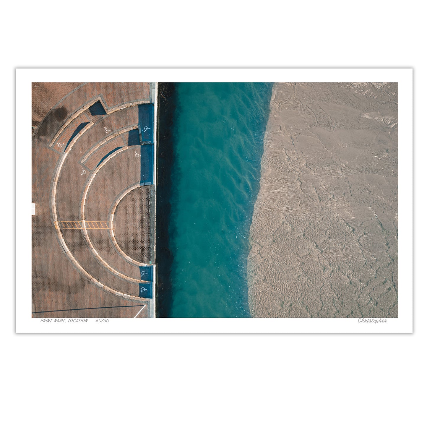 Semi Circle – Aerial Print of The Entrance, NSW