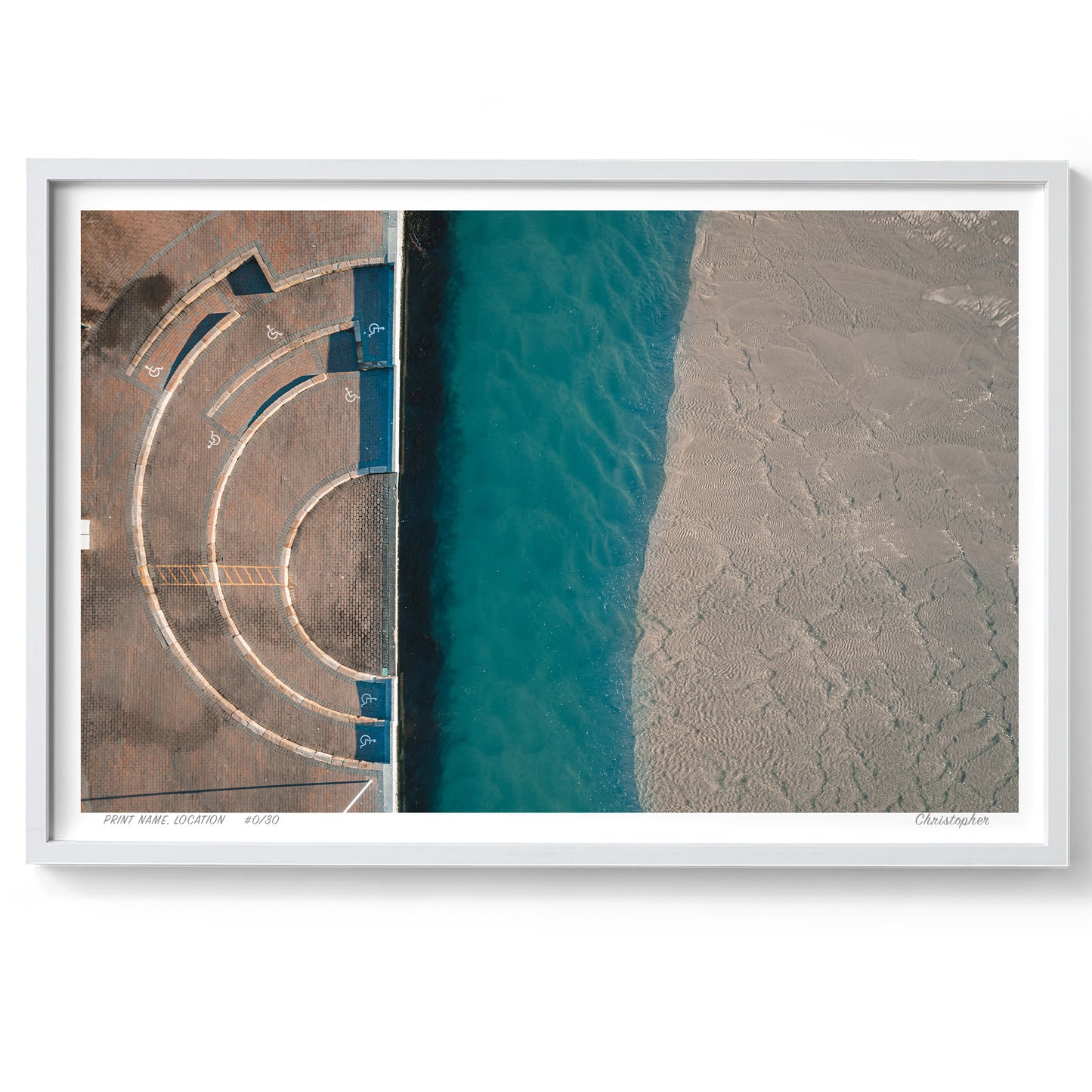 Semi Circle – Aerial Print of The Entrance, NSW