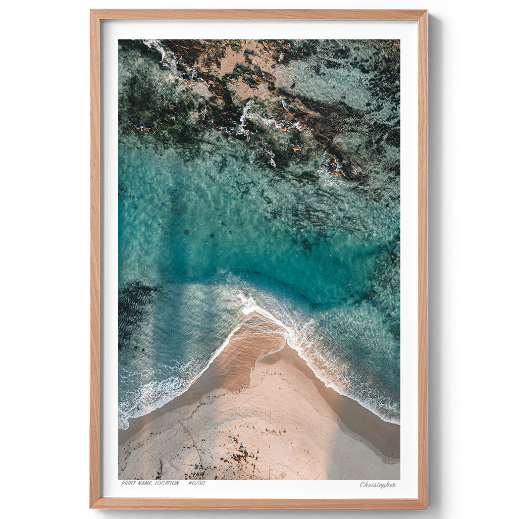 Path Ways – Aerial Print of Toowoon Bay, NSW