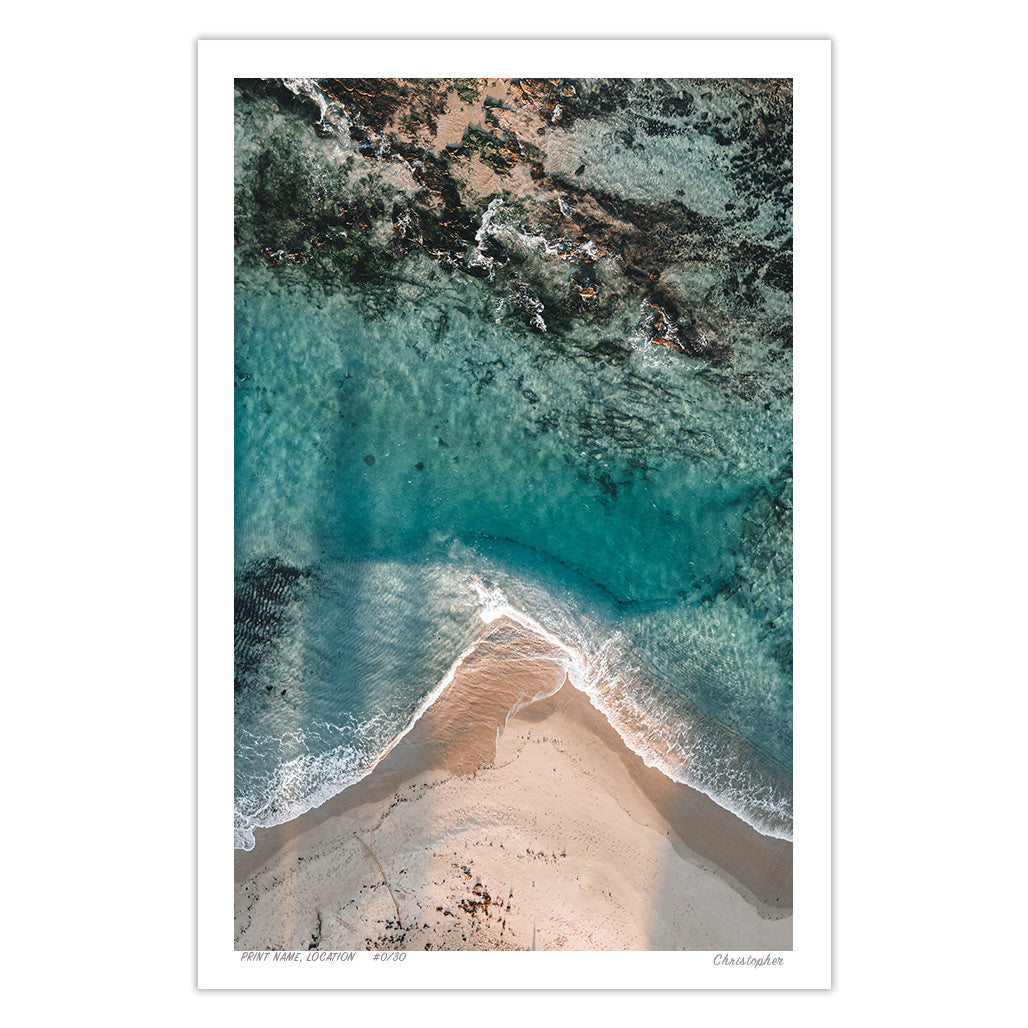 Path Ways – Aerial Print of Toowoon Bay, NSW
