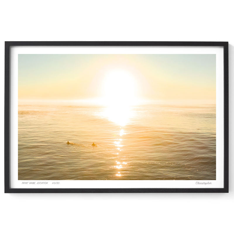 Golden Horizon – Coastal Print of Wamberal Beach, NSW