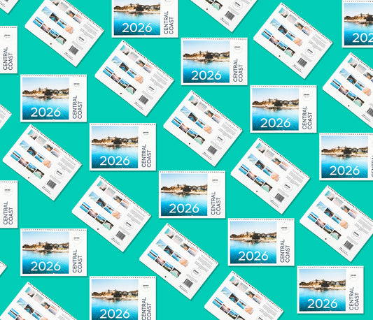 Central Coast NSW 2026 Wall Calendar  – Coastal Australian Beaches