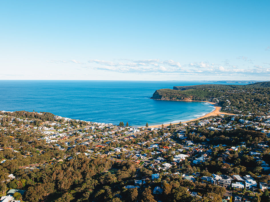 All involved – Aerial Print of Copacabana, NSW