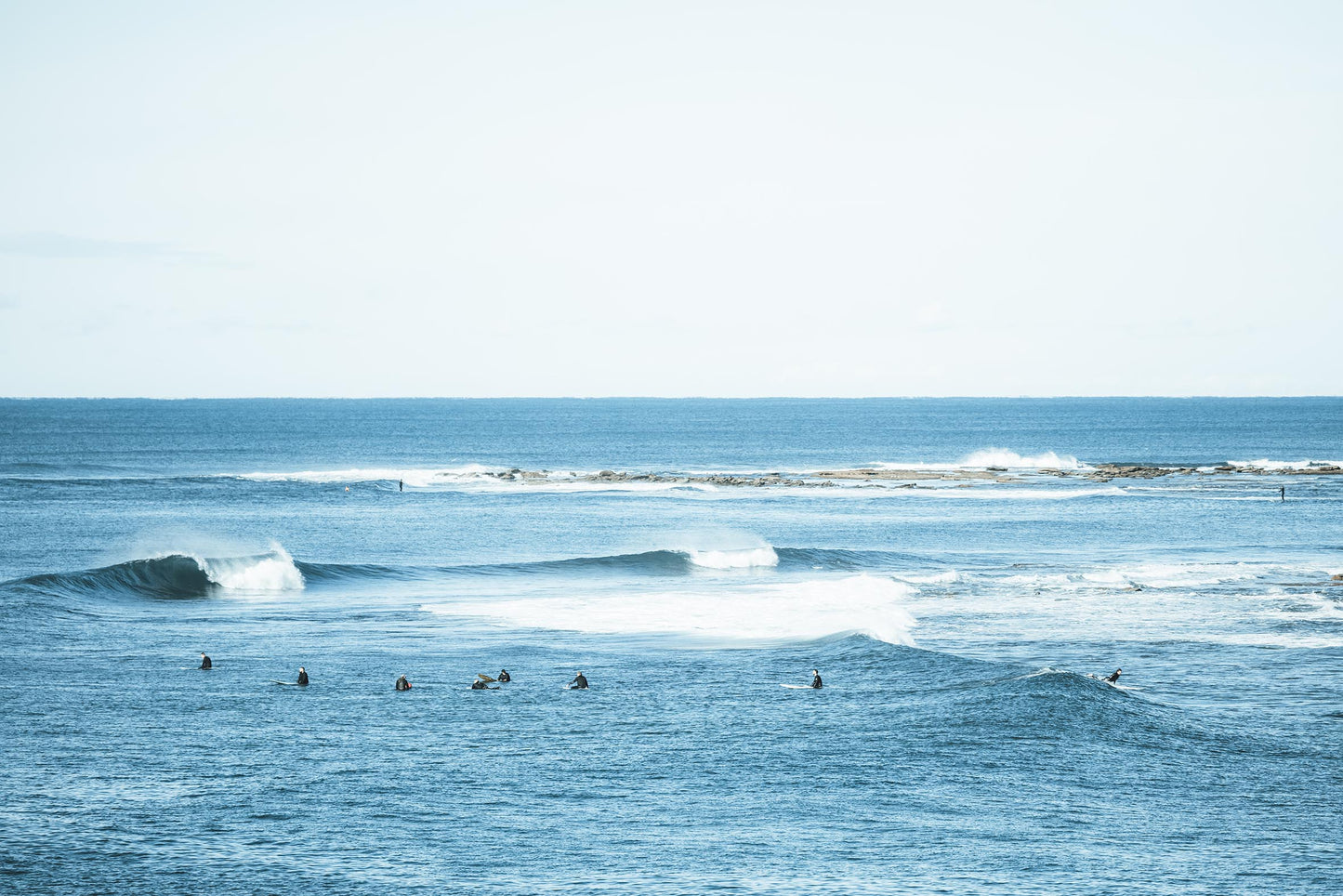 Blue Bliss – Coastal Print of Blue Bay, NSW