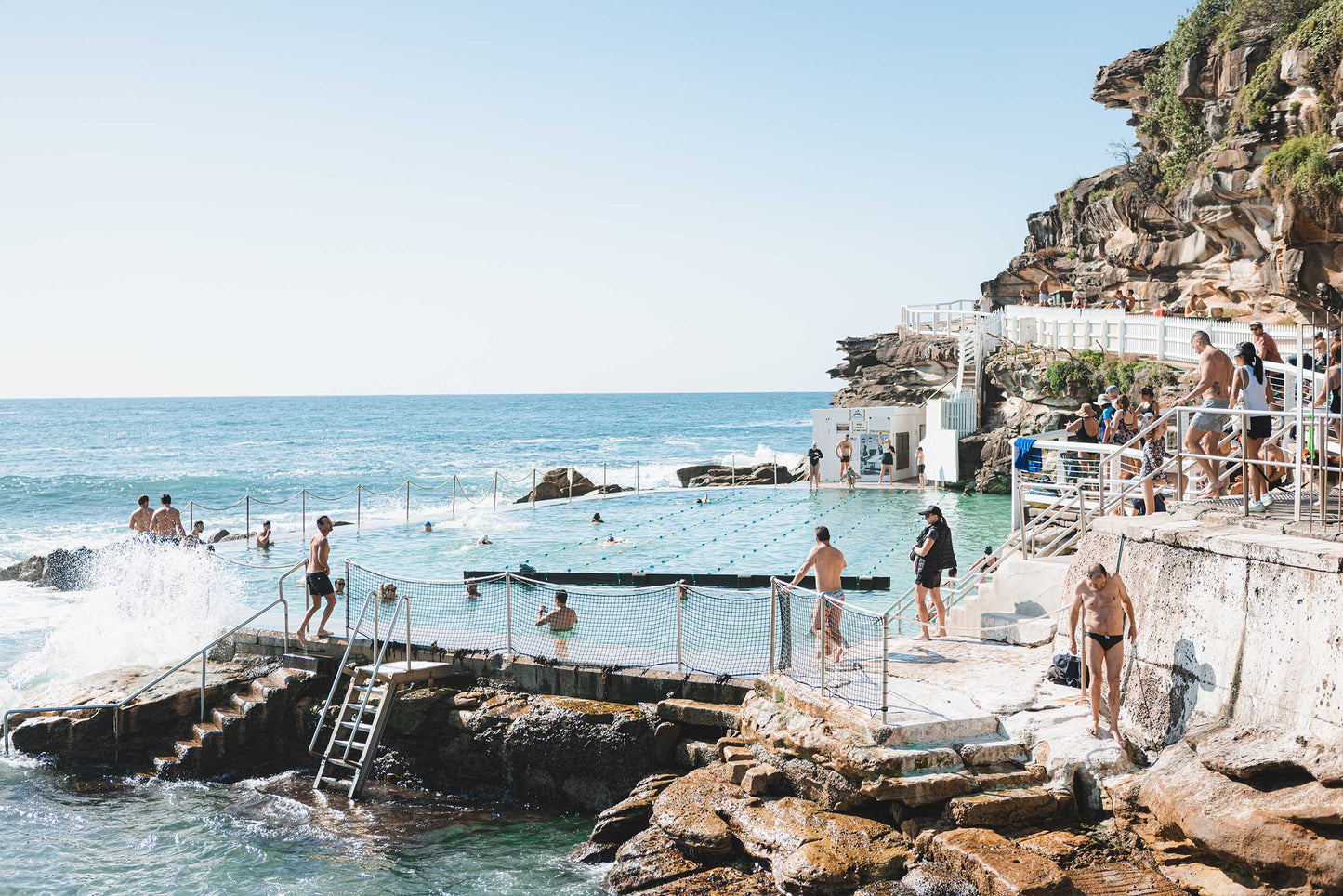 Bronte Pool – Coastal Print of Bronte Beach, Sydney