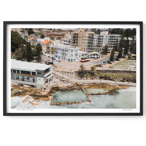 Classic Coogee - Ocean Pool Print of Coogee, Sydney