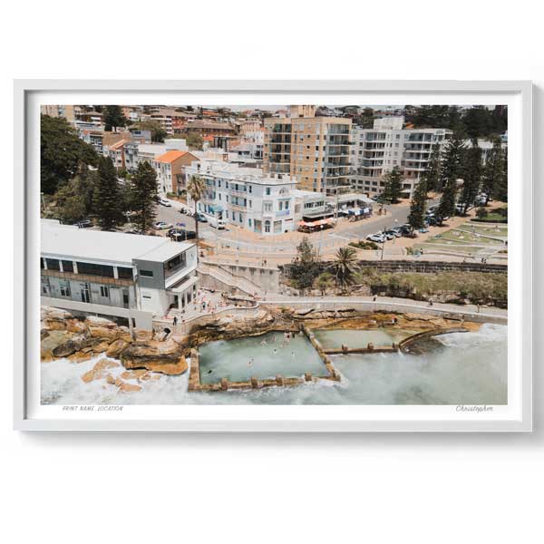 Classic Coogee - Ocean Pool Print of Coogee, Sydney