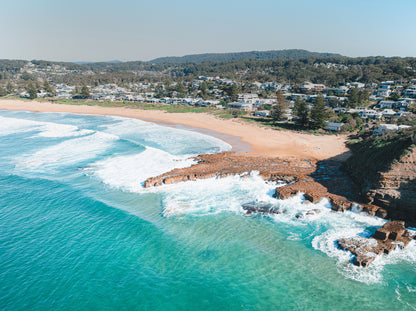 Coastal Light – Aerial Coastal Print of North Avoca, NSW