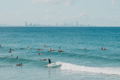 Slow is Fast - Coastal Print of Snapper Rocks, Coolangatta, QLD