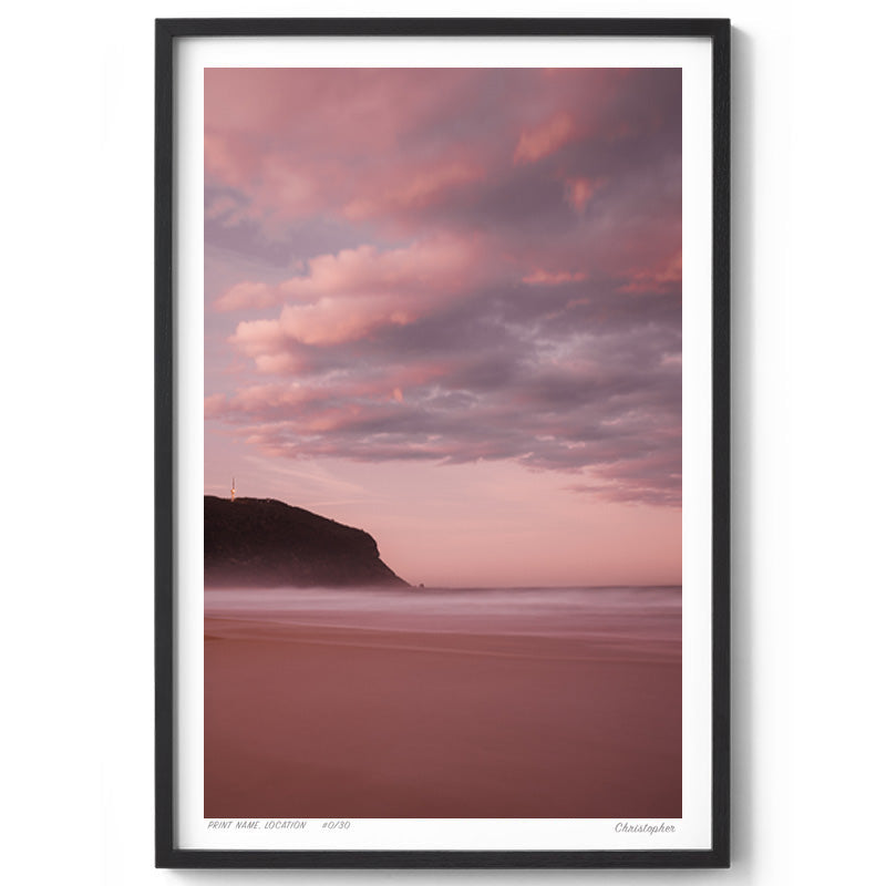 Hues – Coastal Surf Print of Forresters Beach, NSW