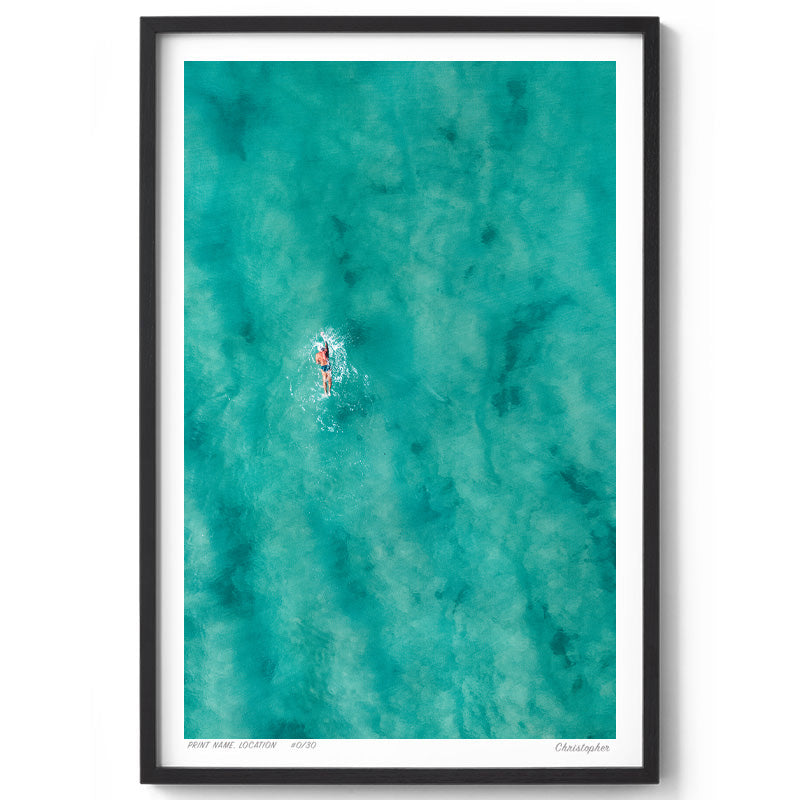 Reach for the Sky – Aerial Coastal Print of Toowoon Bay Beach, NSW