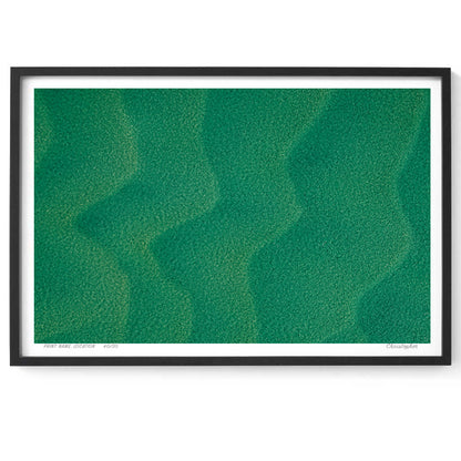 Underwater Lines - Aerial Coastal Print of Nambucca Beach, NSW