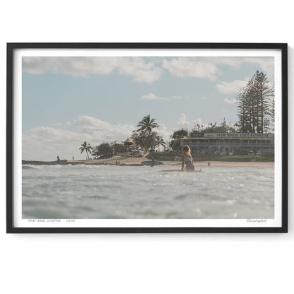From where you'd Rather be - Coastal Print of Snapper Rocks, Coolangatta, QLD