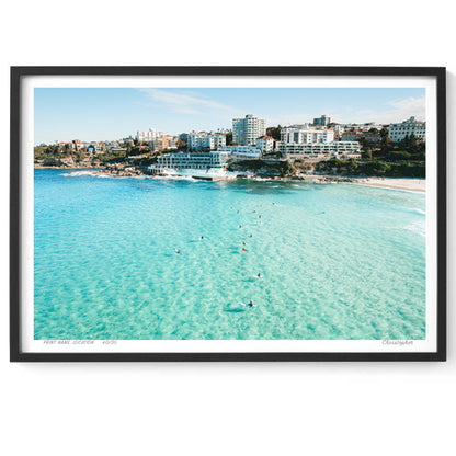 Side by Side – Coastal Print of Bondi Beach, Sydney