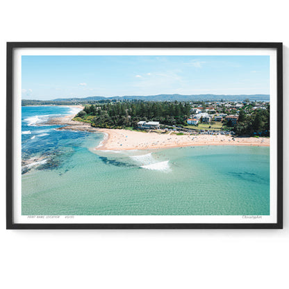 The Superbank – Aerial Coastal Print of Toowoon Bay Beach, NSW