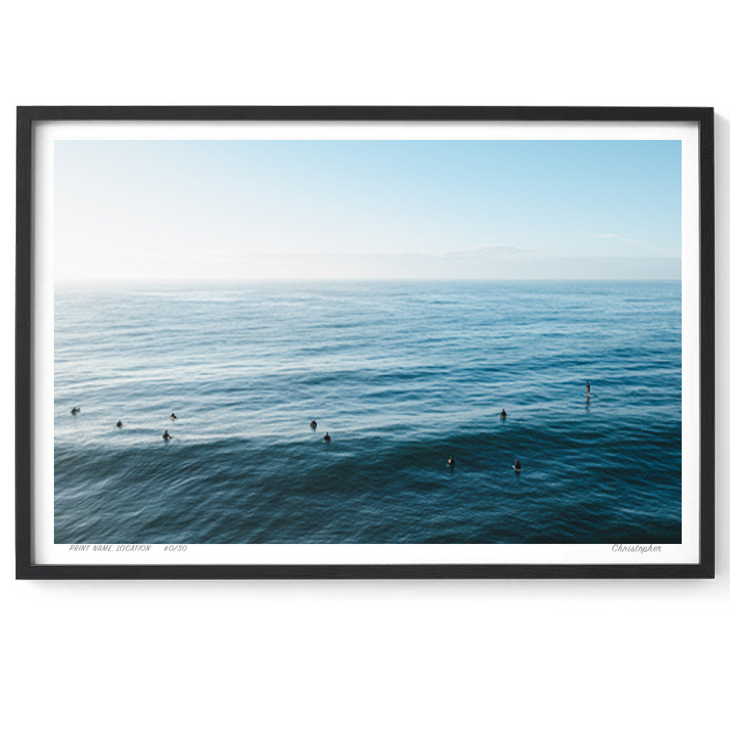 After Tomorrow – Aerial Coastal Print of Shelly Beach, NSW