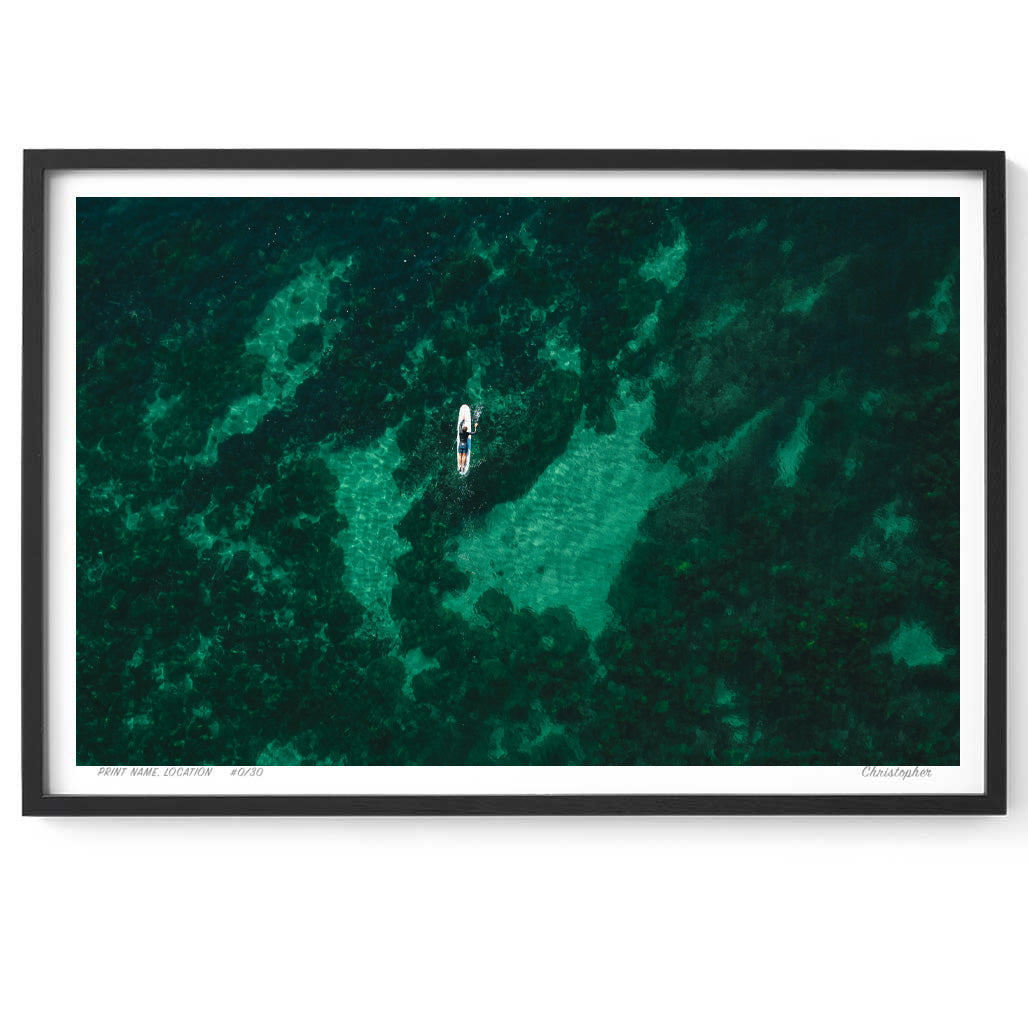 On The Way - Surf Print of Forresters Beach, NSW