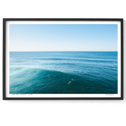 Insider – Aerial Surf Print of Forresters Beach, NSW