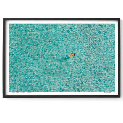 Float – Aerial Coastal Print of Bondi, Sydney