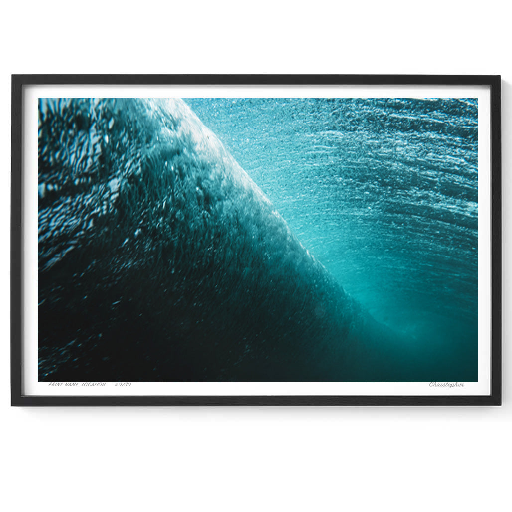 Vacuum – Underwater Wave Photographic Print