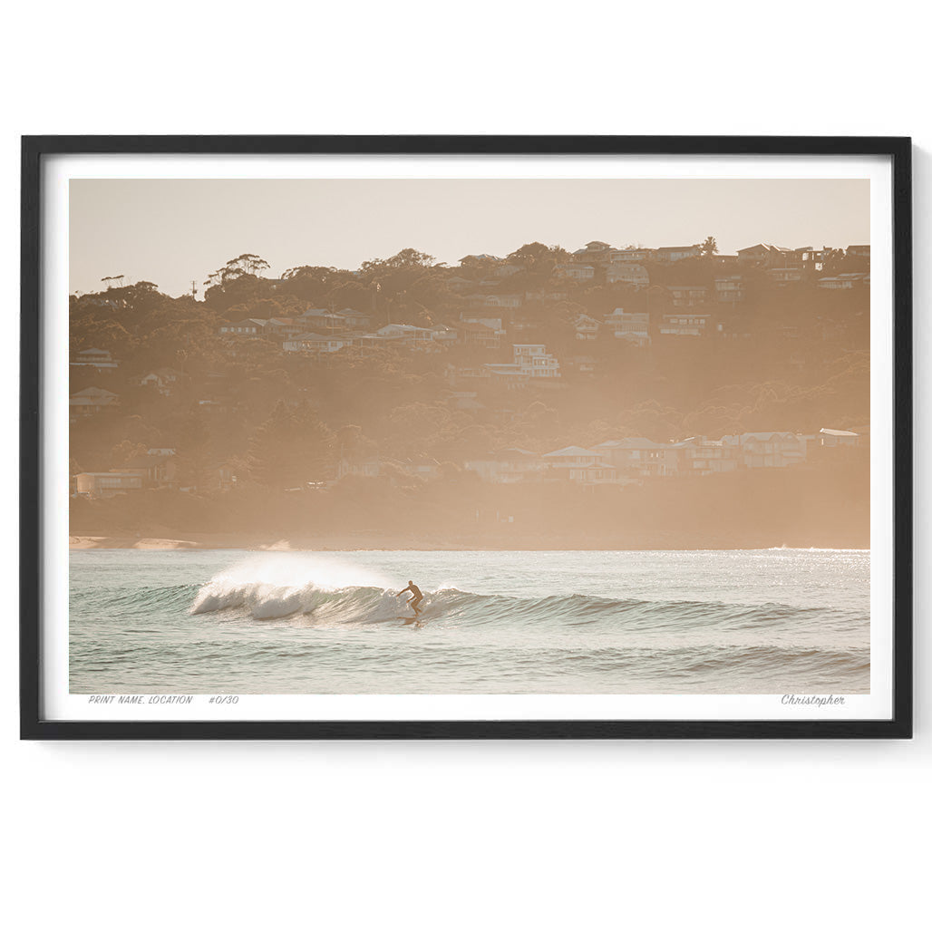 Open Plan - Aerial Print of Macmasters Beach, NSW