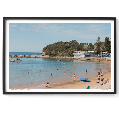 Family Life  – Aerial Coastal Print of Terrigal Beach, NSW