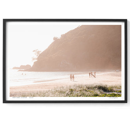 Broken Haze – Aerial Print of Broken Head Beach, NSW