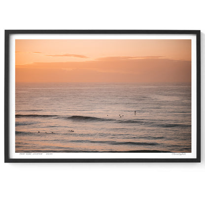 The day before – Aerial Coastal Print of Shelly Beach, NSW