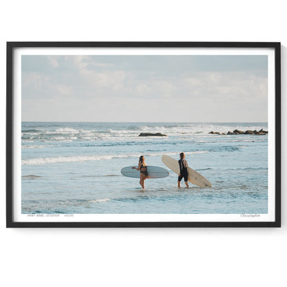Two for Two - Coastal Print of Snapper Rocks, Coolangatta, QLD