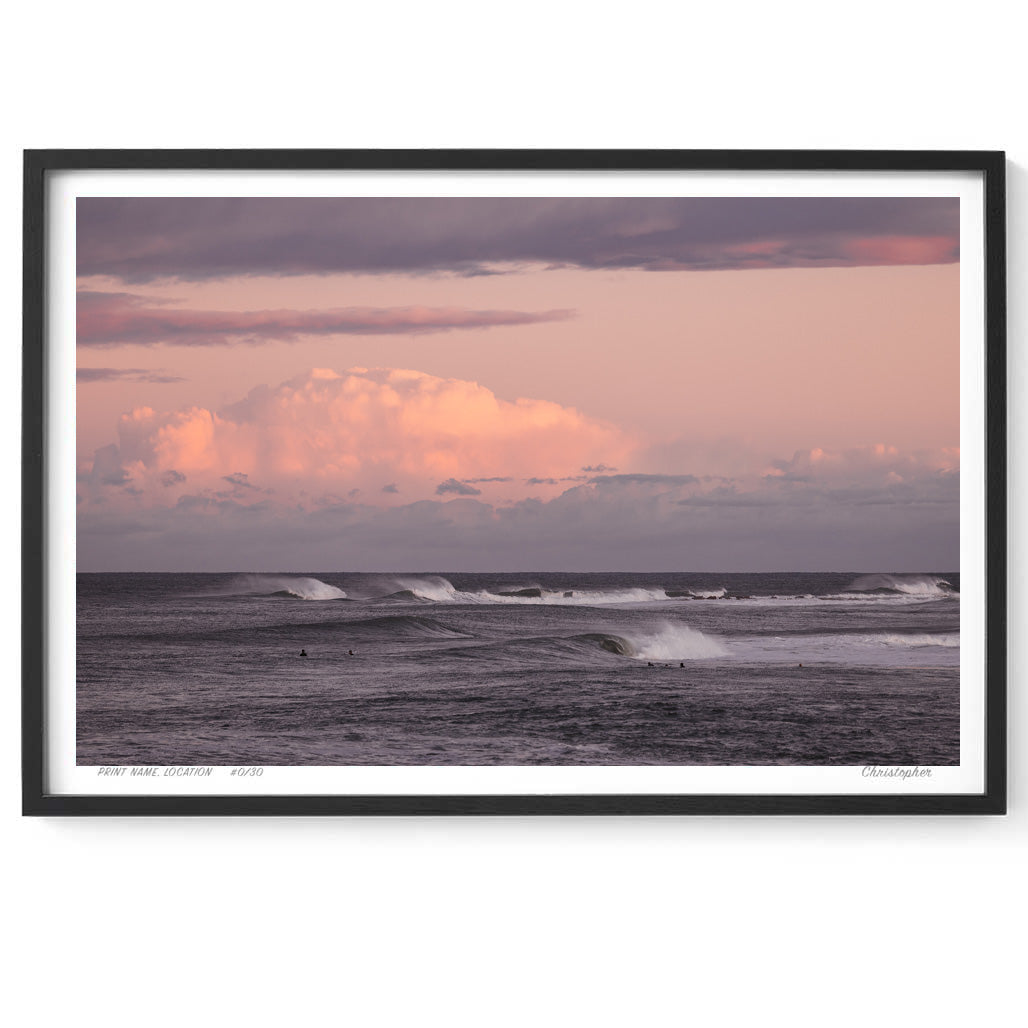Glow – Coastal Print of Blue Bay, NSW