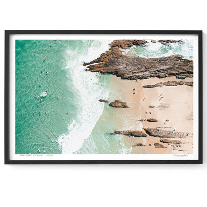 The Rocks - Coastal Print of Snapper Rocks, Coolangatta, QLD