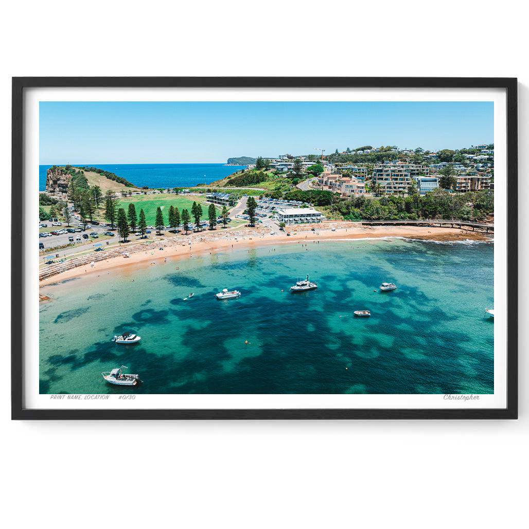 More  – Aerial Coastal Print of Terrigal Beach, NSW