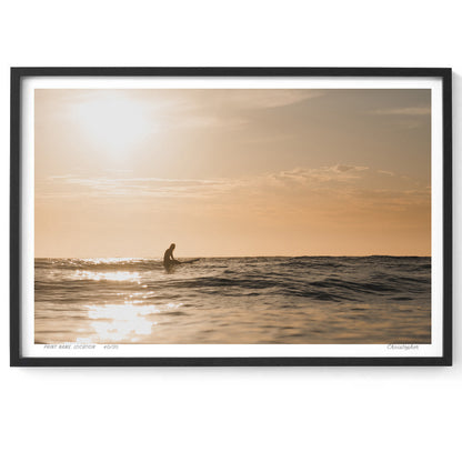 Glimmer – Aerial Coastal Print of Shelly Beach, NSW