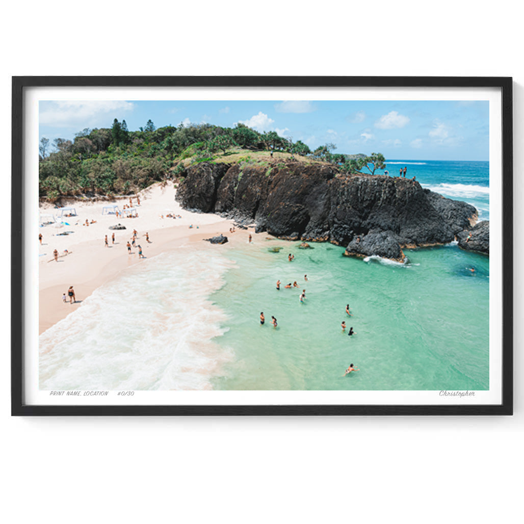 A Slice of Summer - Coastal Print of Fingal Head, NSW