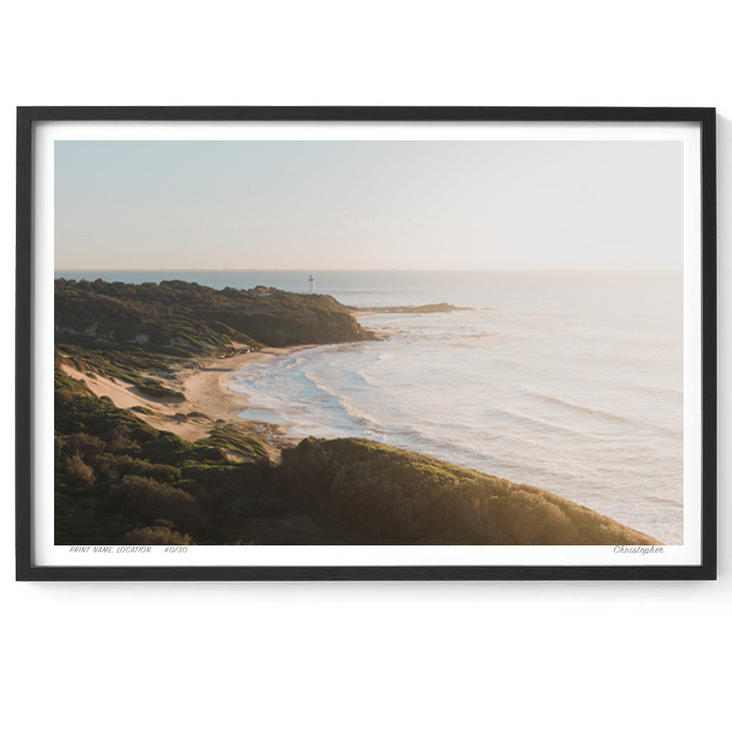 Lighthouse – Lighthouse & Waves Print of Norah Head, NSW