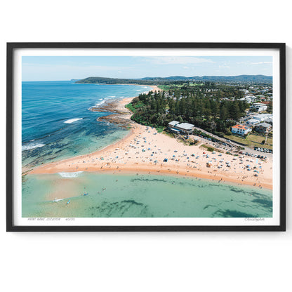 Open Sky – Aerial Coastal Print of Toowoon Bay Beach, NSW