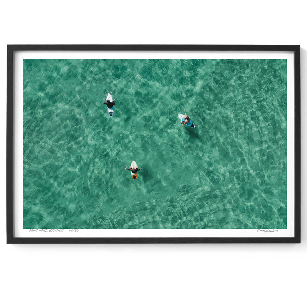 The Magic Number – Fine Art Aerial Coastal Print of Wamberal Beach, NSW