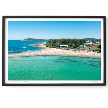 How We Like it – Aerial Coastal Print of Toowoon Bay Beach, NSW