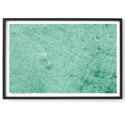 Twin Lanes – Aerial Coastal Print of Toowoon Bay Beach, NSW
