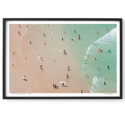 Open Season – Aerial Print of Byron Bay Beach, NSW